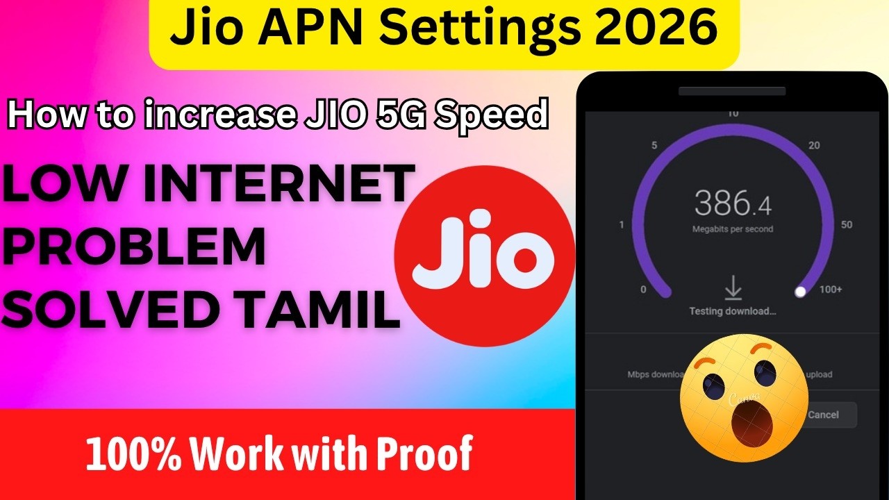 Настройки APN для Jio 5G 2026 &mdash; Сверхбыстрый интернет и исправление сети! 😲 | Скорость интернета ...