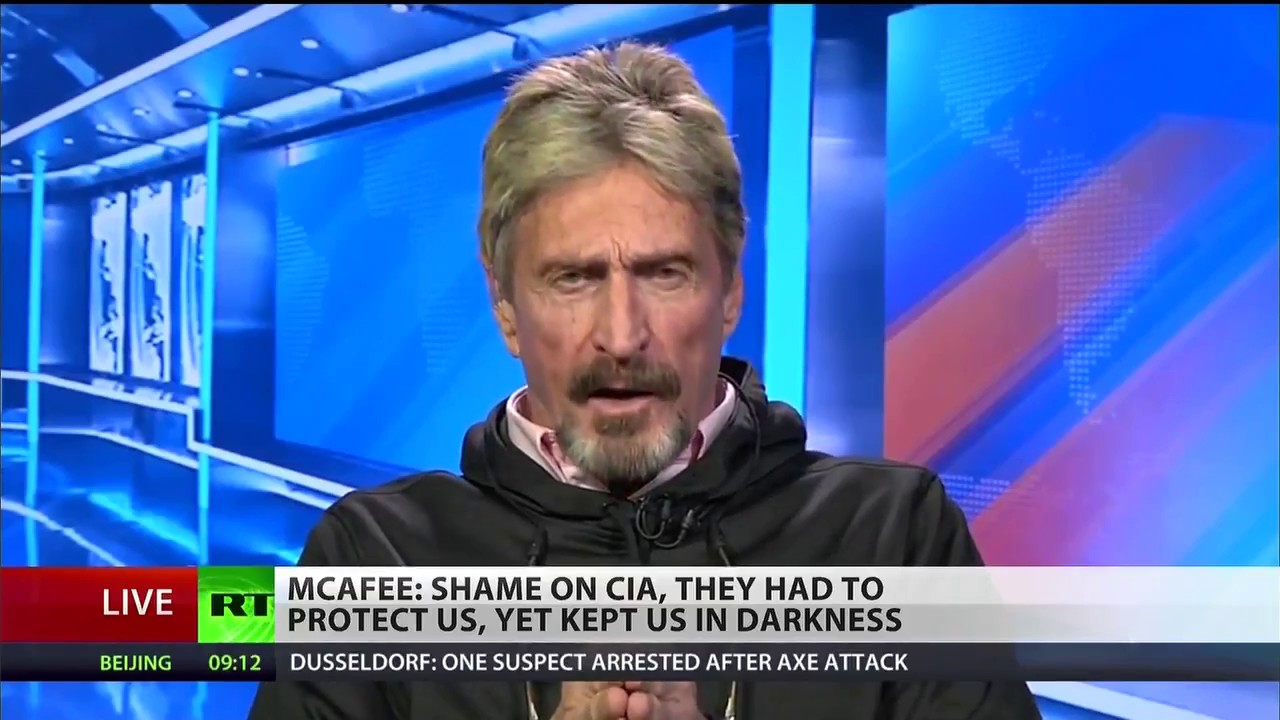 John McAfee on CIA leaks: &ldquo;All cyber tools are stolen, there are no secrets in this world&rdquo;
