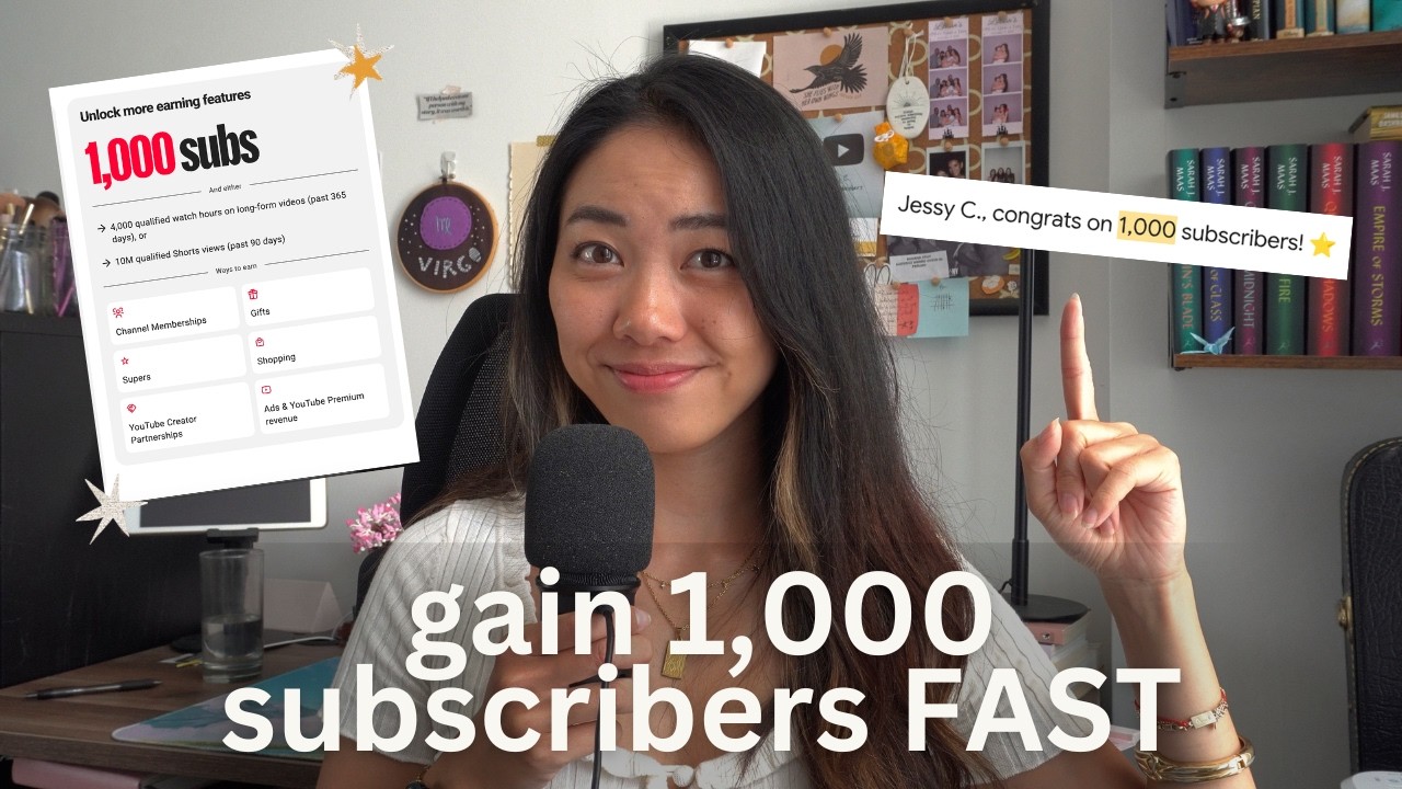Как быстро набрать 1000 подписчиков на YouTube в 2026 году | Станьте партнёром YouTube + советы, ...