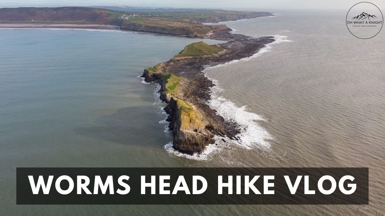 Worms Head, Gower Peninsula | Hike Vlog with Epic Drone Footage