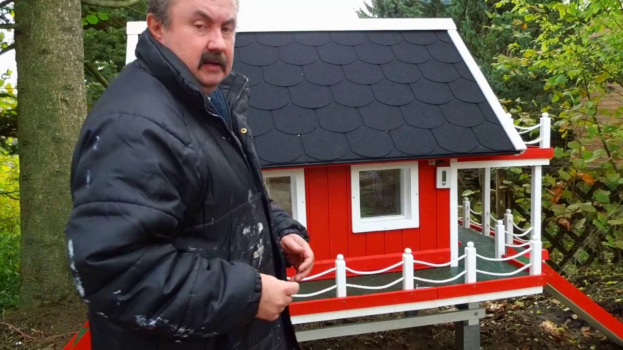 Winter Katzenhaus im Schweden Design Teil 2. 