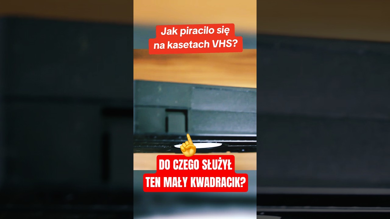 TAK WYGLĄDAŁO PIRACTWO NA KASETACH VHS ☠️😅 #gimbynieznajo #nostalgia #tv #vhs #lata90 #dzieciństwo