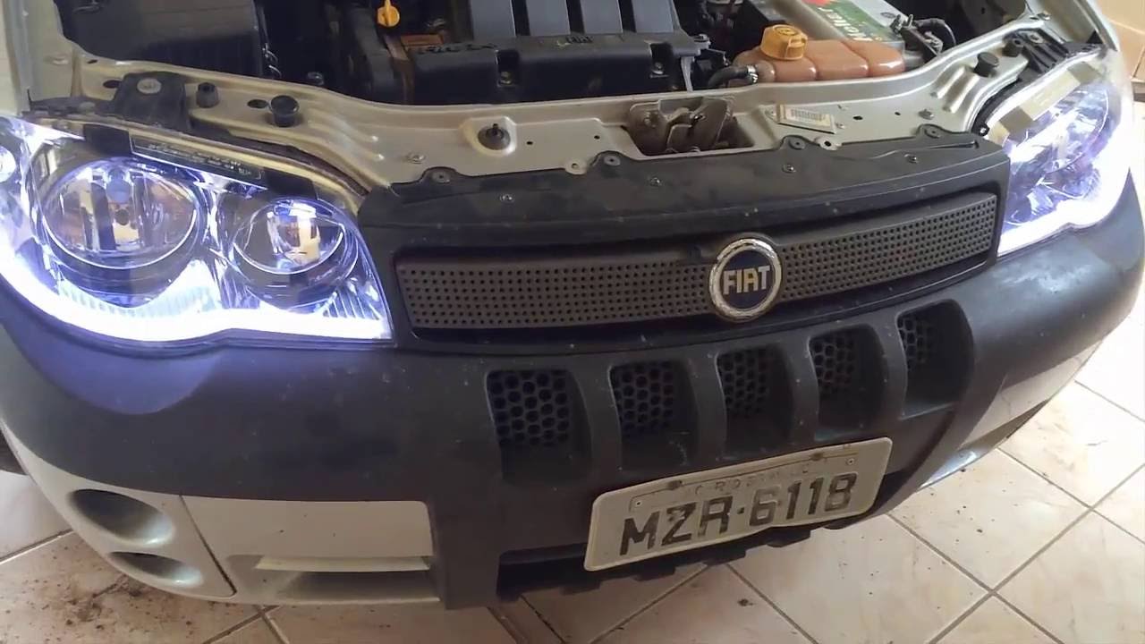 Como instalar fitas de led dentro do farol estilo audi Tutorial Passo a passo.
