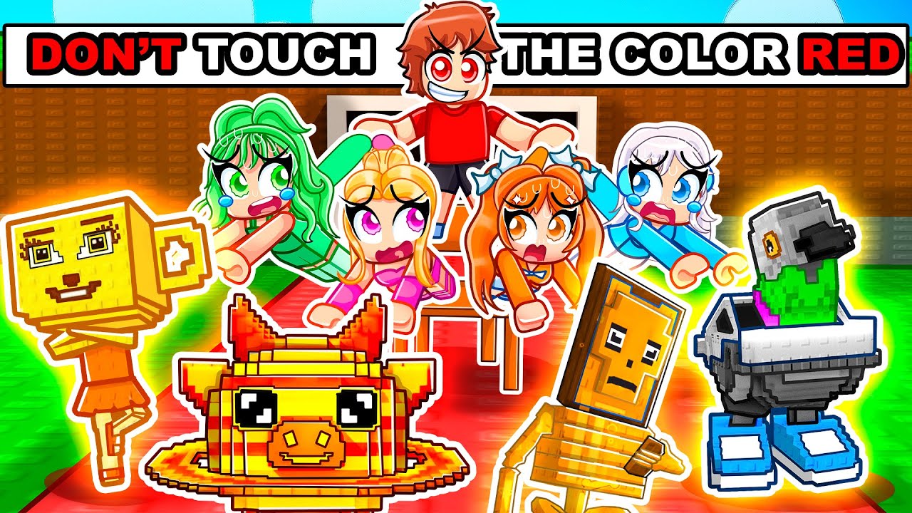 Can't Touch The Color In Steal A Brainrot With MY CRAZY FAN GIRLS...