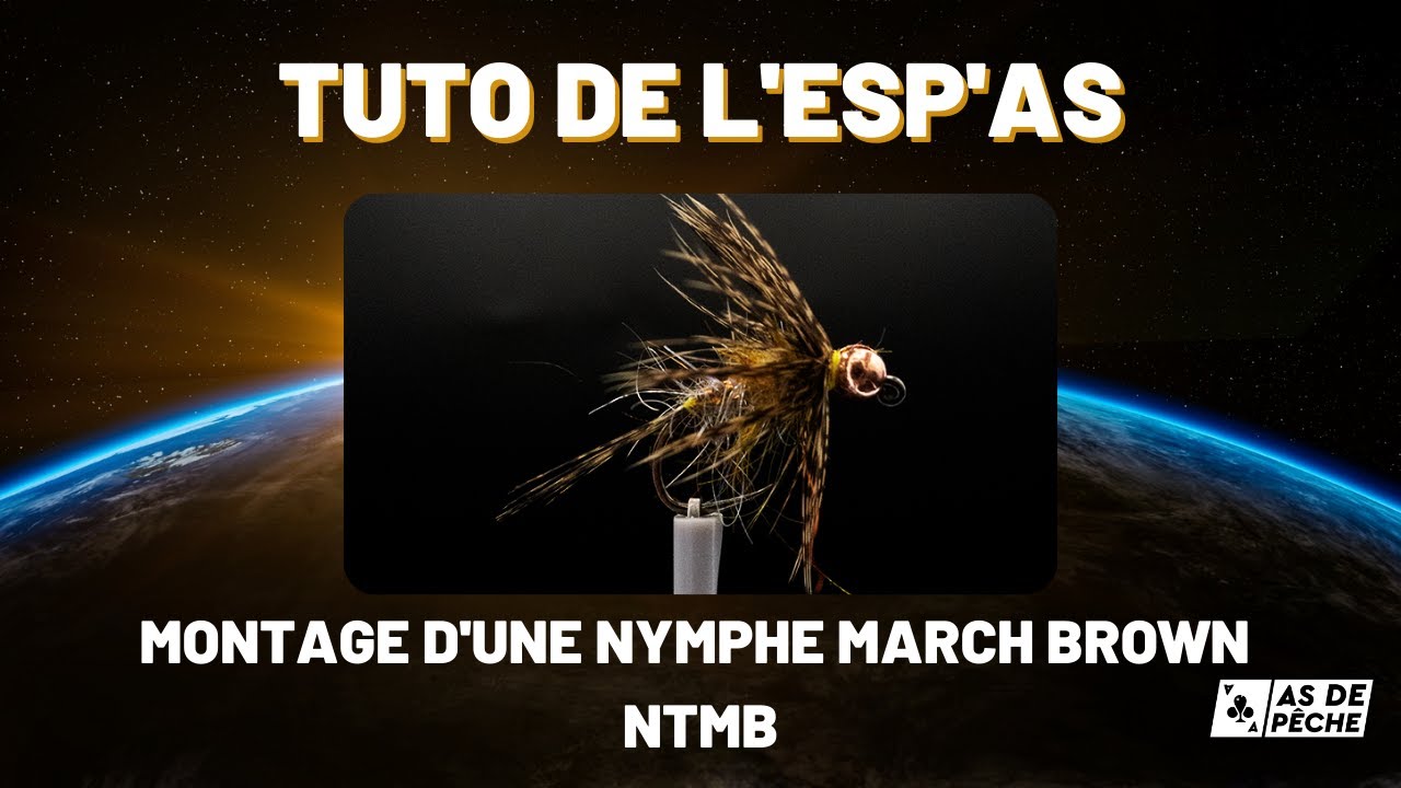 TUTO de L'esp'As Montage d'une Nymphe Marche Brown Tungstène