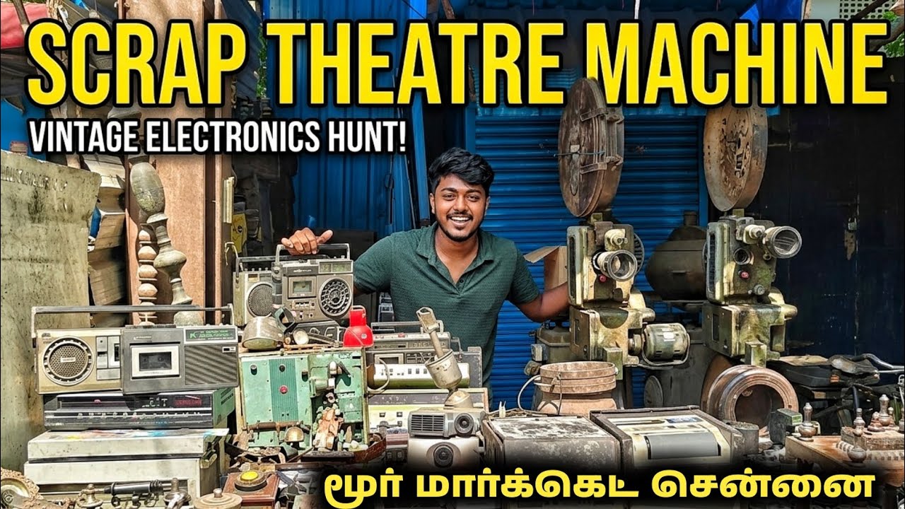 Chennai Daily Scrap Electrics Market 🔥 || Moore Market 