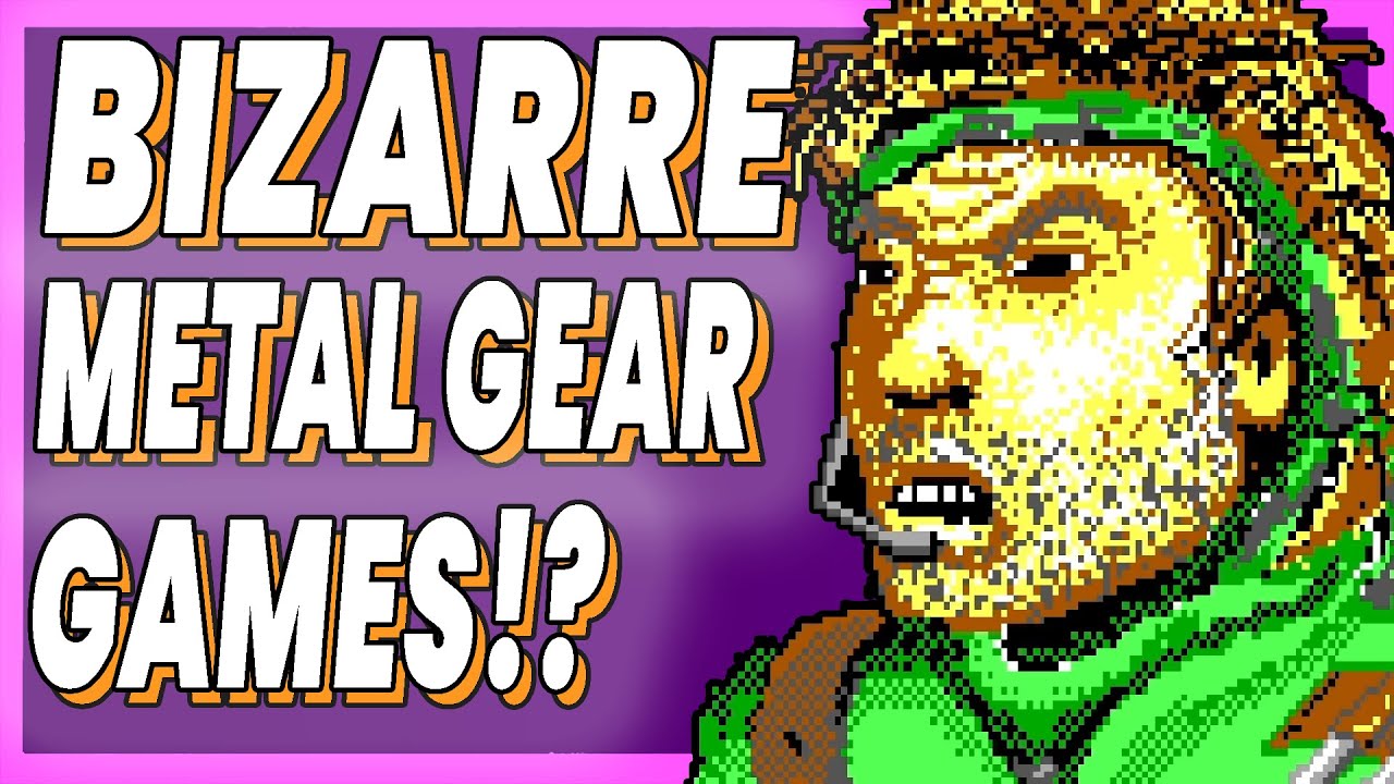 СТРАННЫЕ и ЗАБЫТЫЕ игры Metal Gear Solid!!