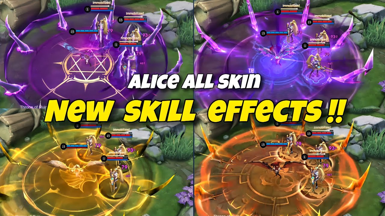 NEW SKILL EFFECTS UPDATE FOR THE REVAMP ALICE !! - MLBB ADVANCE SERVER UPDATE 