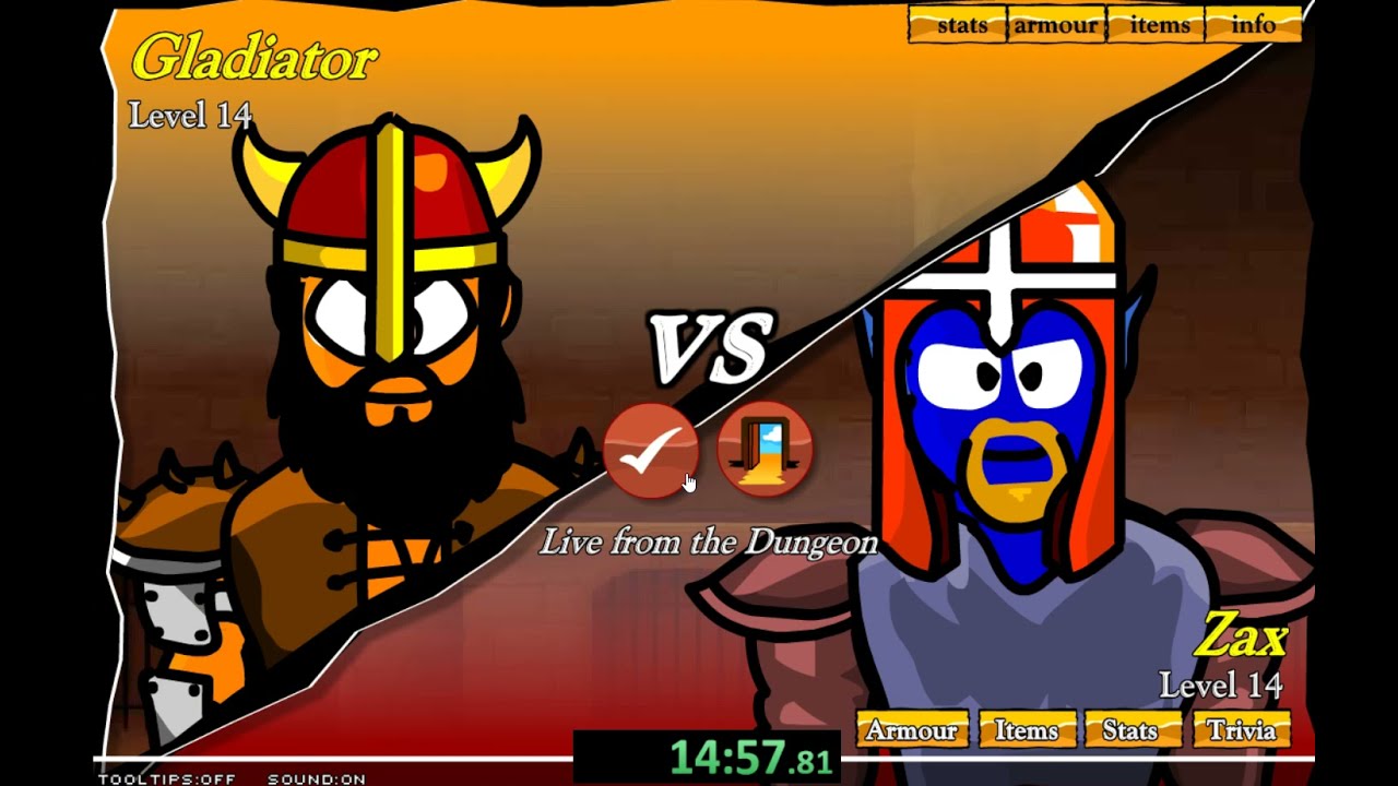 Swords and Sandals 2 Strength 60% (former world record)