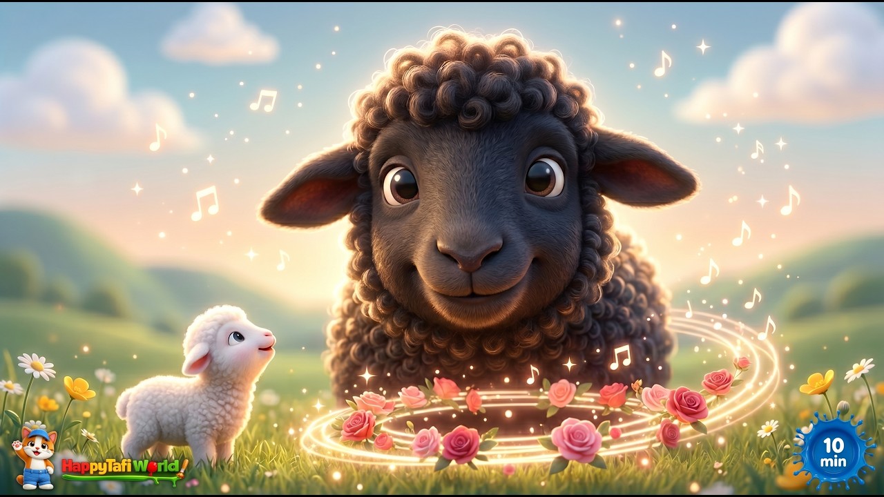 10 Minutes of Nursery Rhymes 🐑 | Mary, Ring & Baa Baa