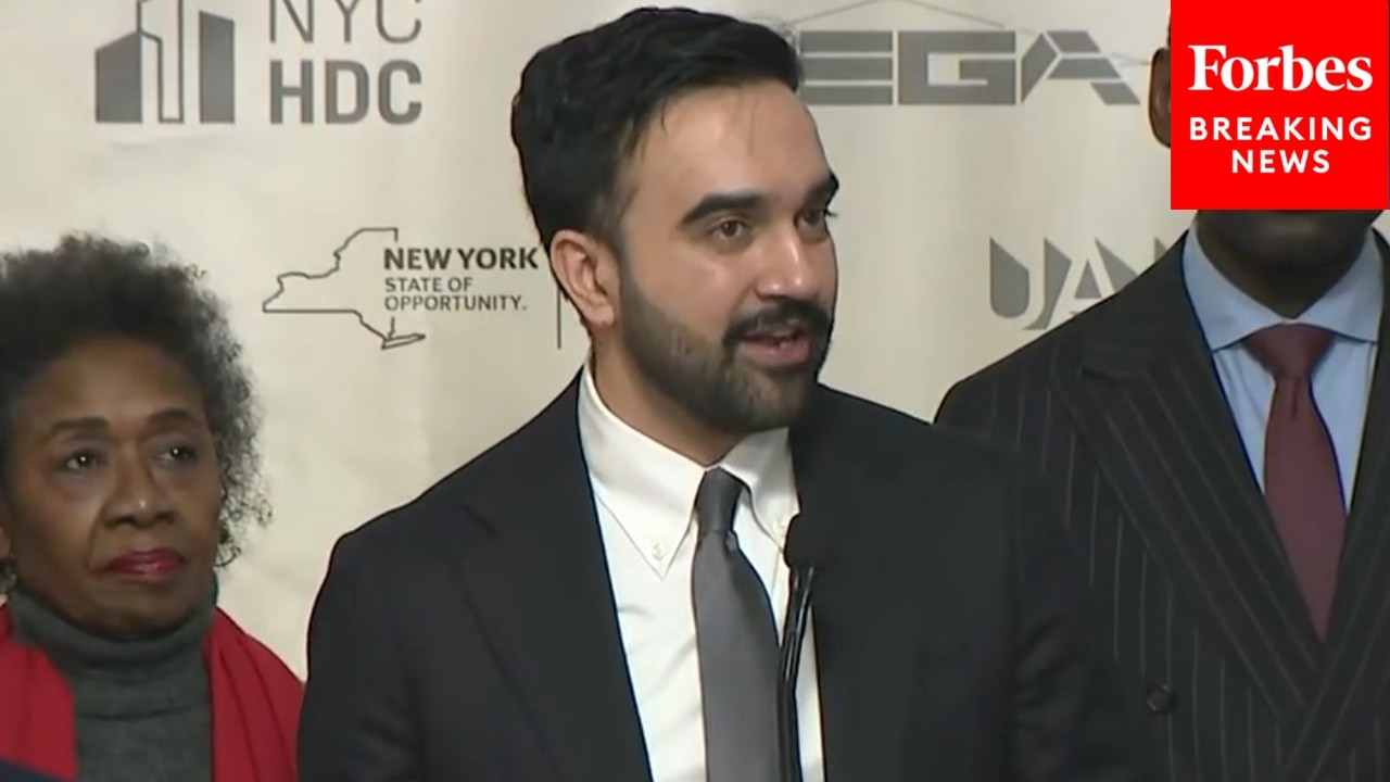 JUST IN: NYC Mayor Zohran Mamdani Holds Press Briefing To Break Ground On New Affordable Housing