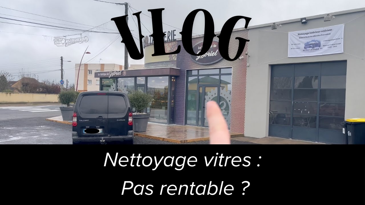 Une journée dans ma vie de laveur de vitres : nettoyage de boulangeries