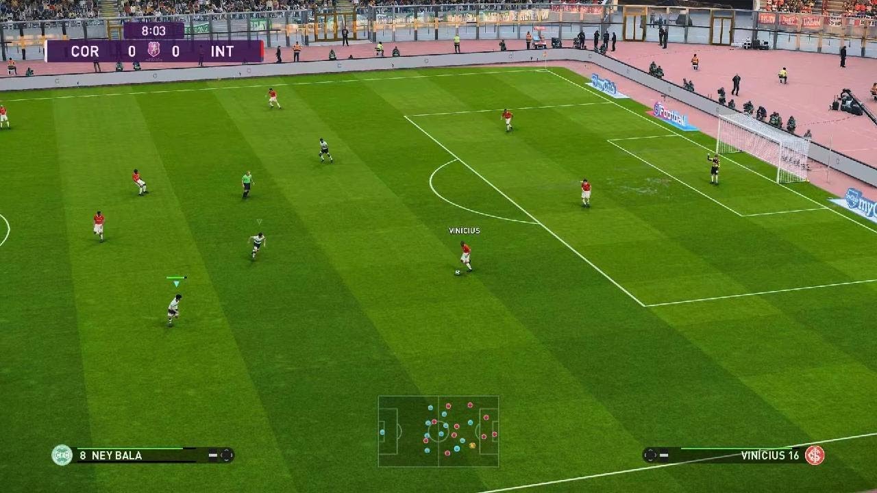 Coritiba 96 X Internacional 96 eFootball PES 2020