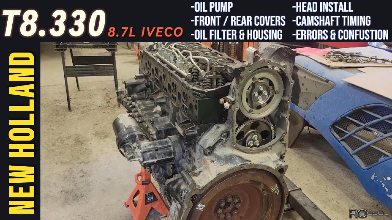 Ремонт двигателя Iveco объёмом 8,7 л | Часть 4: Головоломка с фазами газораспределения — ошибки и...