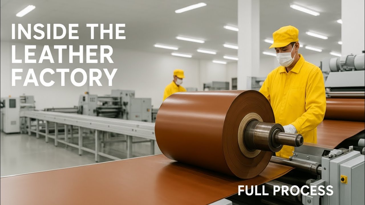 Inside the Leather Factory: How to Premium Leather Products Are Made Full Documentary Video 2025