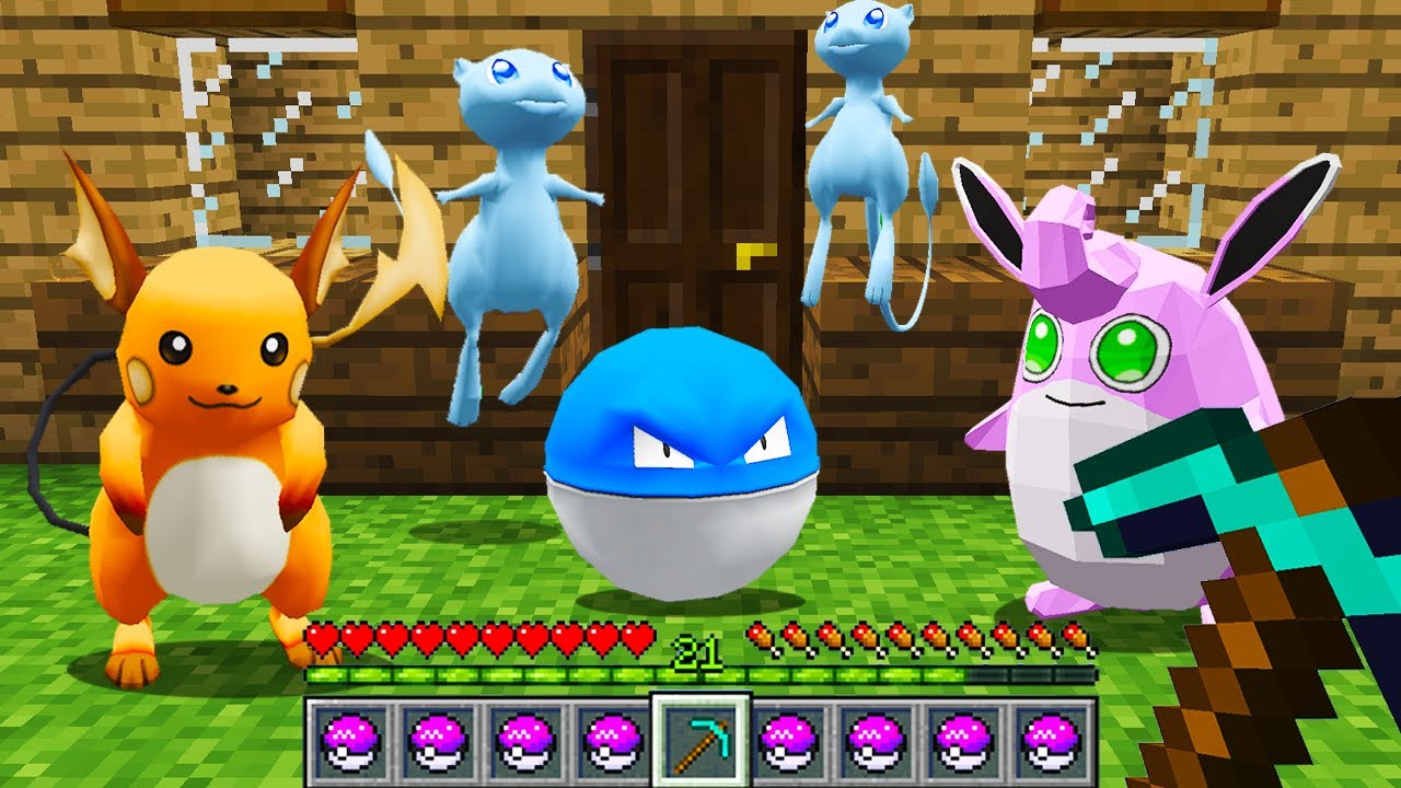 Minecraft pixelmon but I could spawn shiny pokemon...