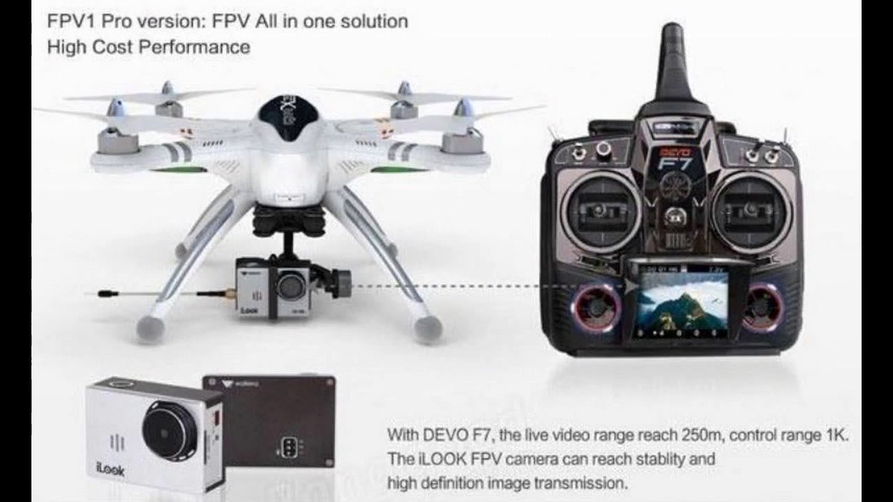 Walkera QR X350 Pro FPV GPS RC Quadcopter + DEVO F7 For Gopro 3 RTF