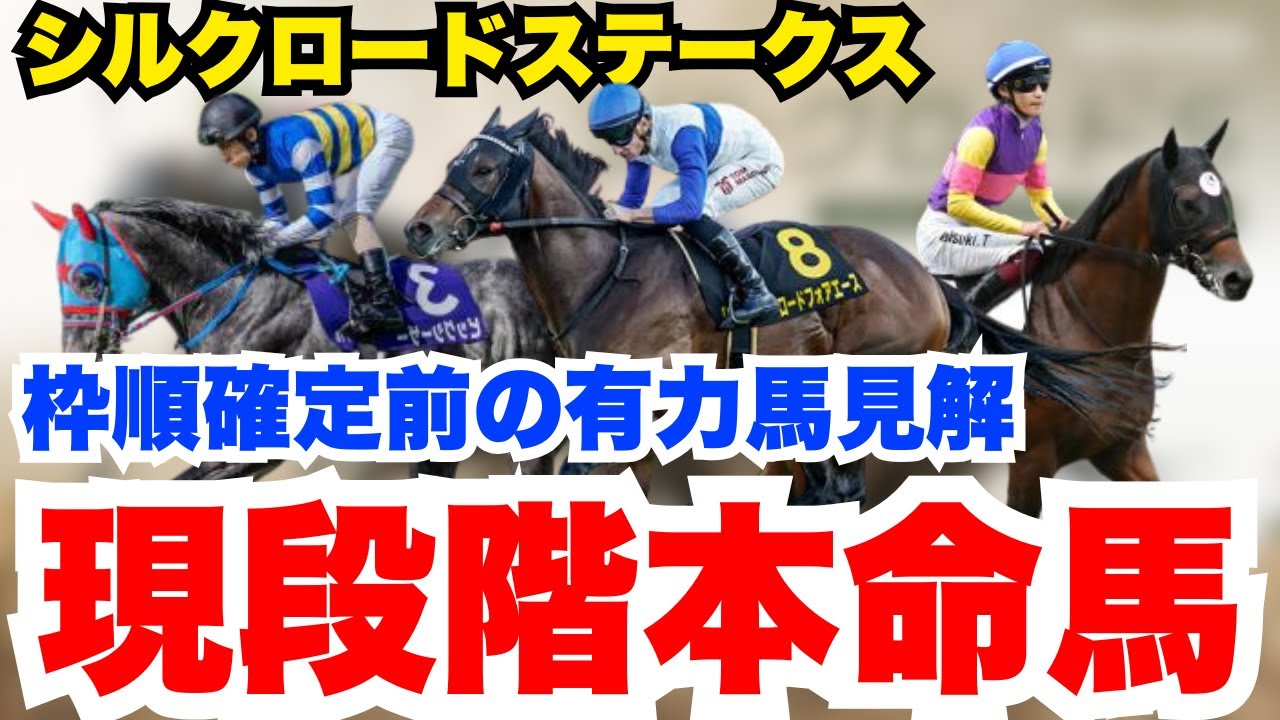 【シルクロードS】この動画であげた有力馬の中に本命候補います！枠順確定前見解