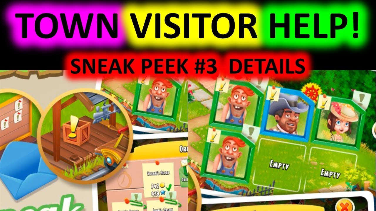 HAY DAY - Sneak Peek #3: Truck Order and Town Visitor Help! DETAILS!