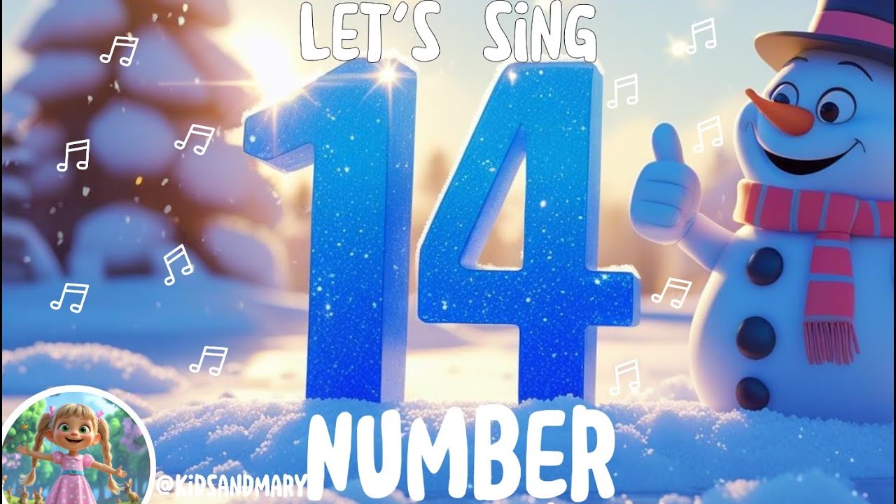 Number 14 Song for Kids 🎵 | Fun Counting & Learning! #kidsmusic #kidssong #learntocount #kids
