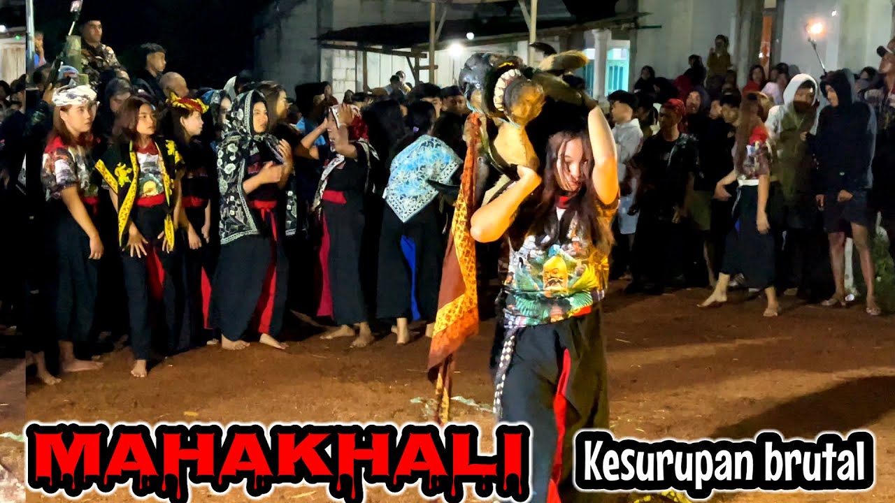 Kesurupan ontran ontran penonton || MAHAKHALI live leduwor - jabung