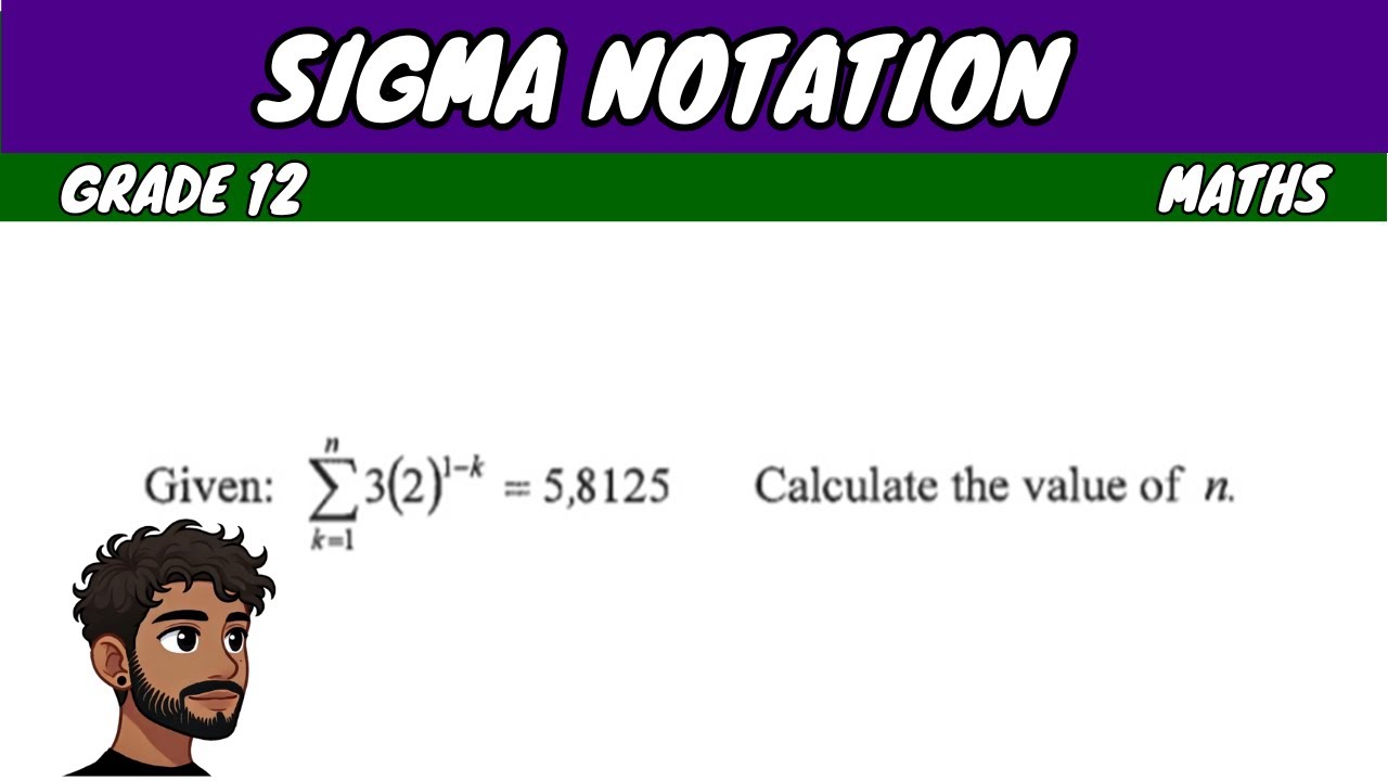Sigma Notation (Grade 12 Maths)
