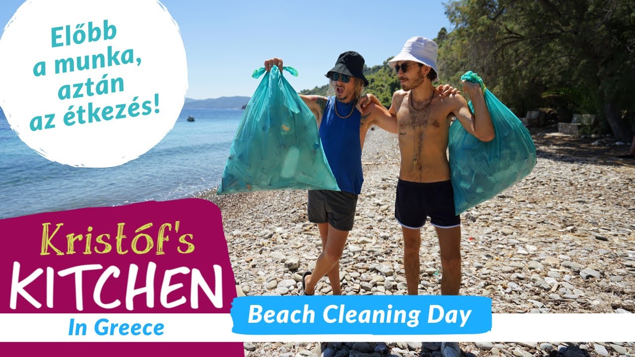 Beach Cleaning Day - Nimi&Kristóf’s Kitchen in Greece