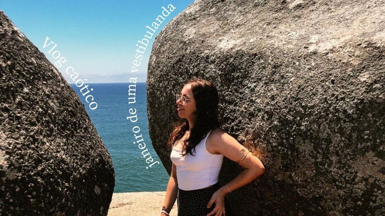 Vlog caótico | praia e muitos estudos