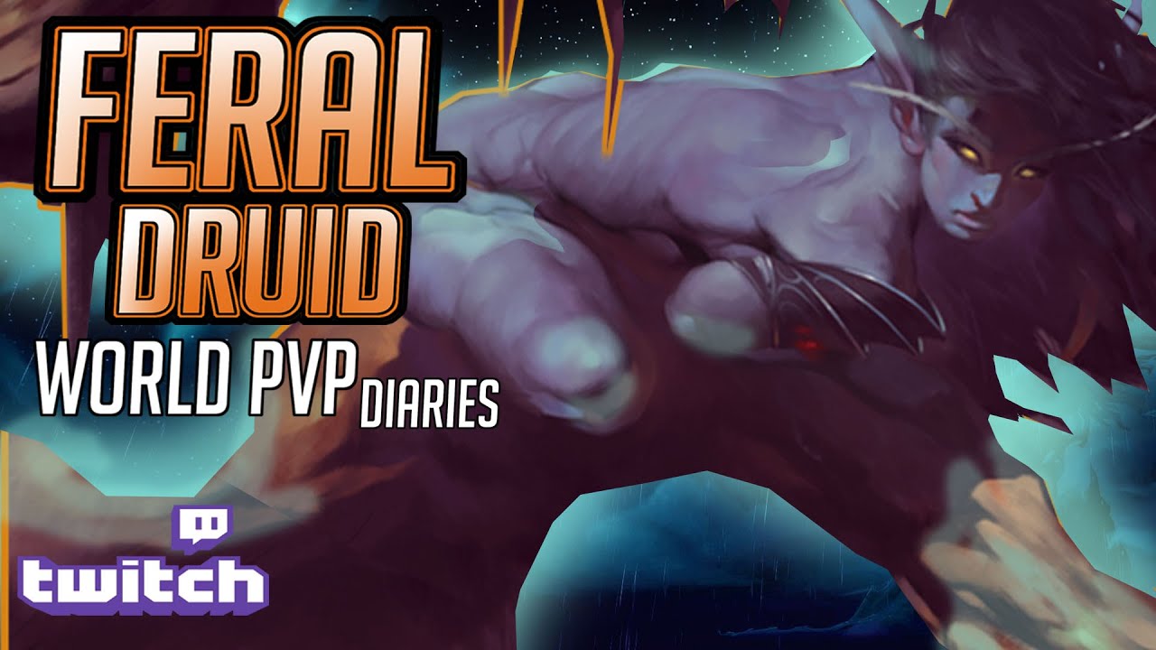 Sneaky Cat in Darkshore  | Feral Druid | 8.3 World PVP