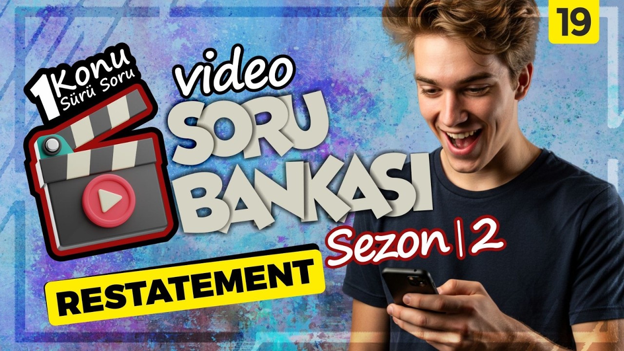 RESTATEMENT YKS-DİL (YDT), YDS, Y&Ouml;KDİL Video Soru Bankası - Sezon 2