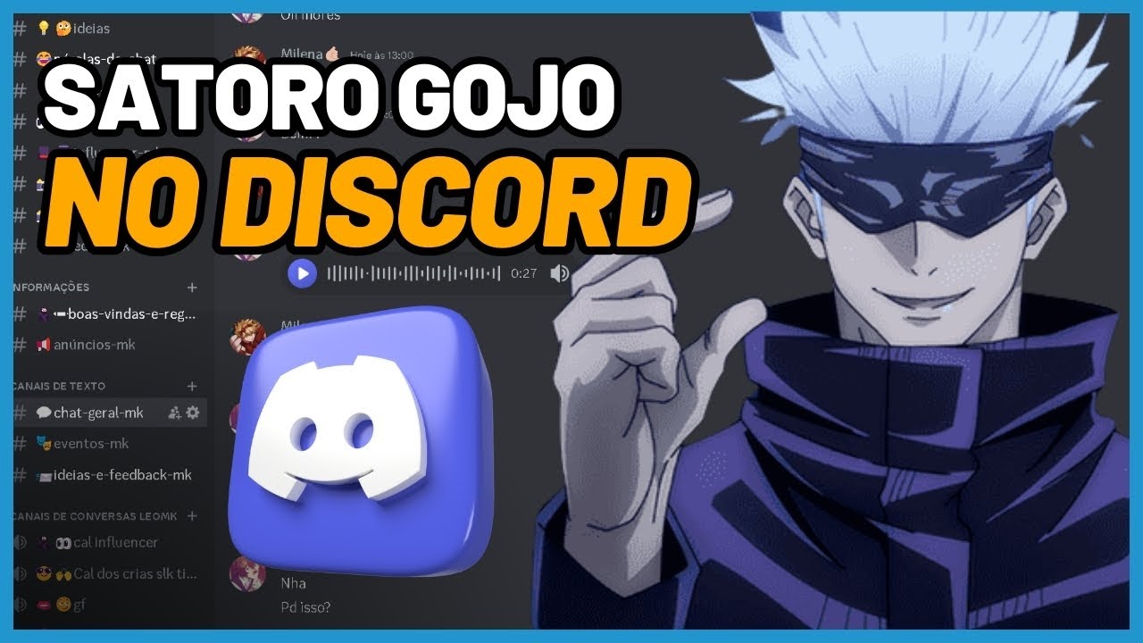 SATORO GOJO no DISCORD