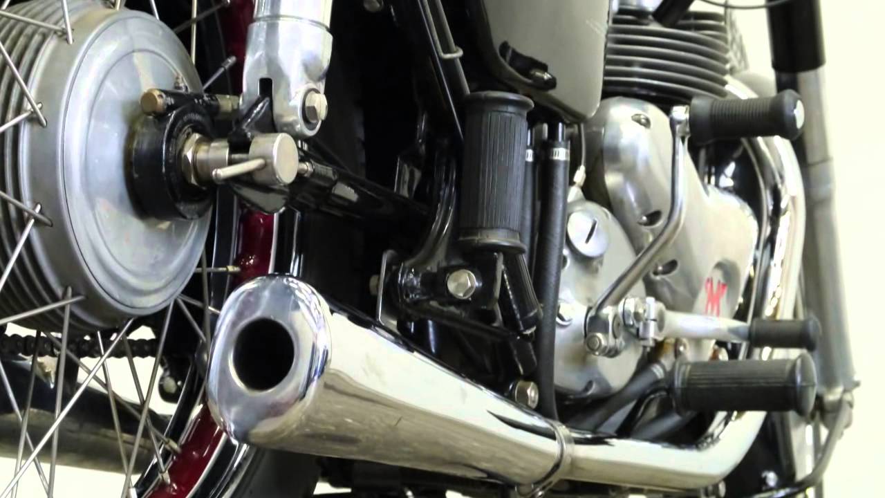matchless G9 500 ccm vertical twin from 1956 @ avintago.ch