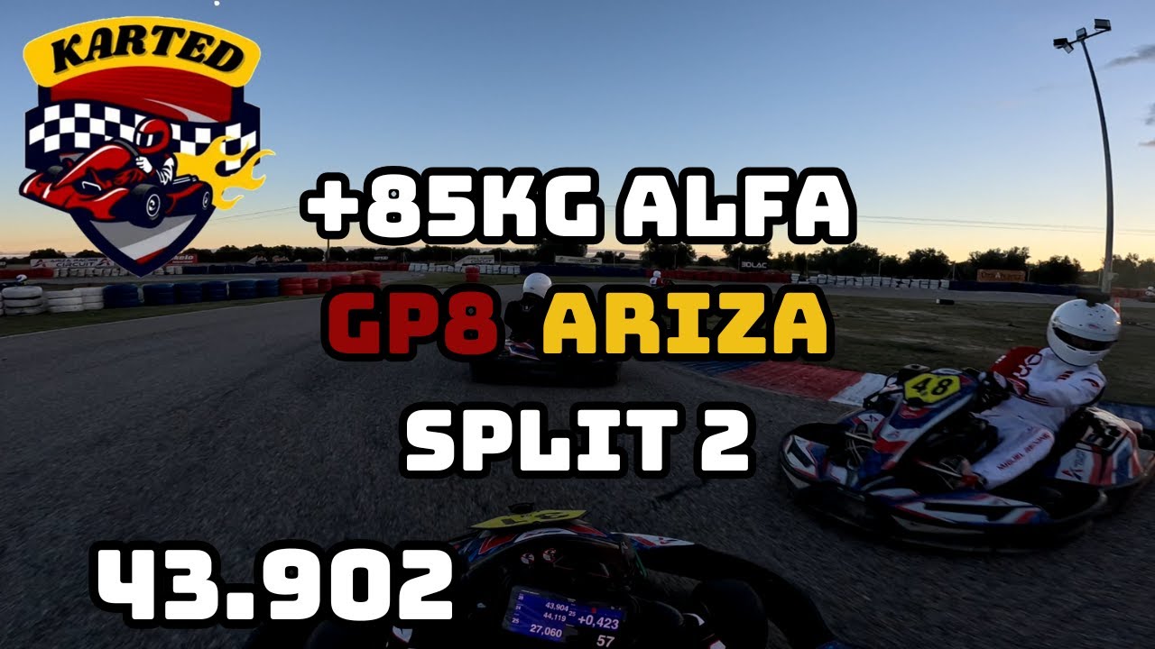 [4K] GP8 Campeonato Karted 2025. Split 2 +85kg Alfa.