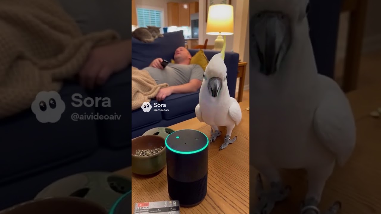 Попугай оформил заказ, пока хозяин спал😂🦜