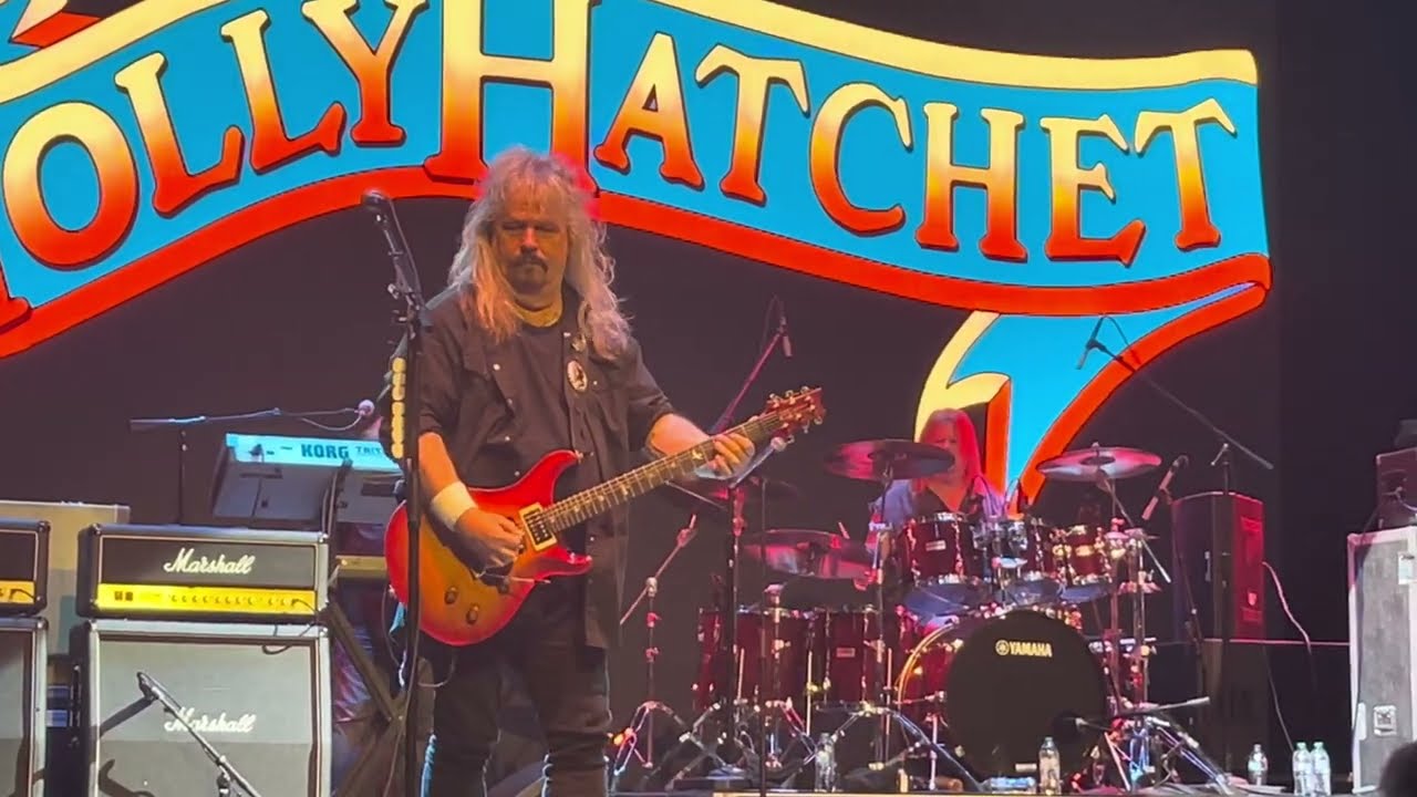 Molly Hatchet band rockin out New Braunfels
