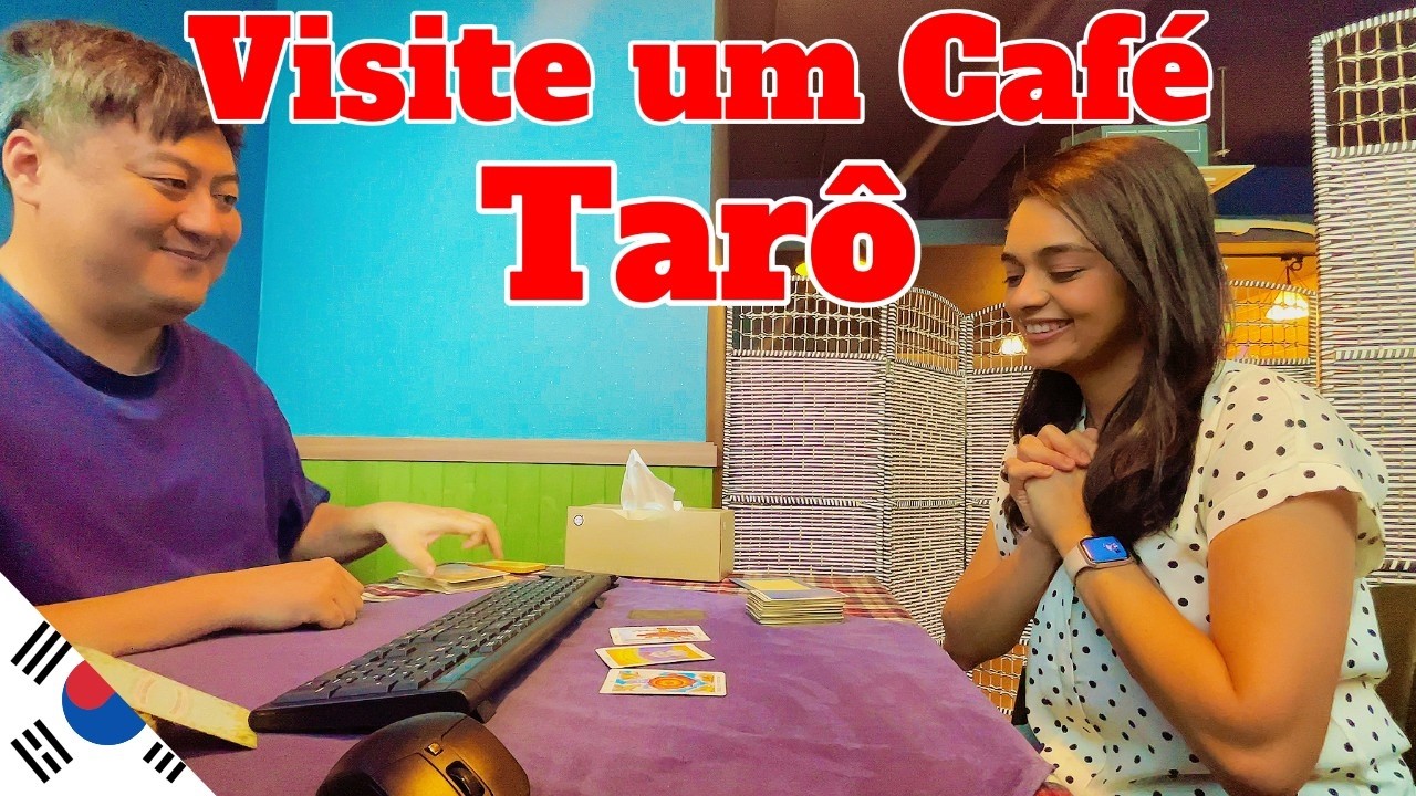 Visite um Café Tarô no nordeste da Coreia - Coreia🇰🇷(14)