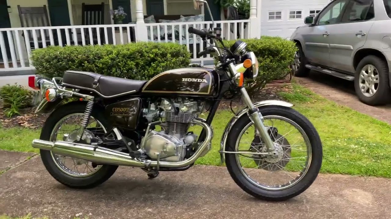 1976 Honda CB500T walk-around