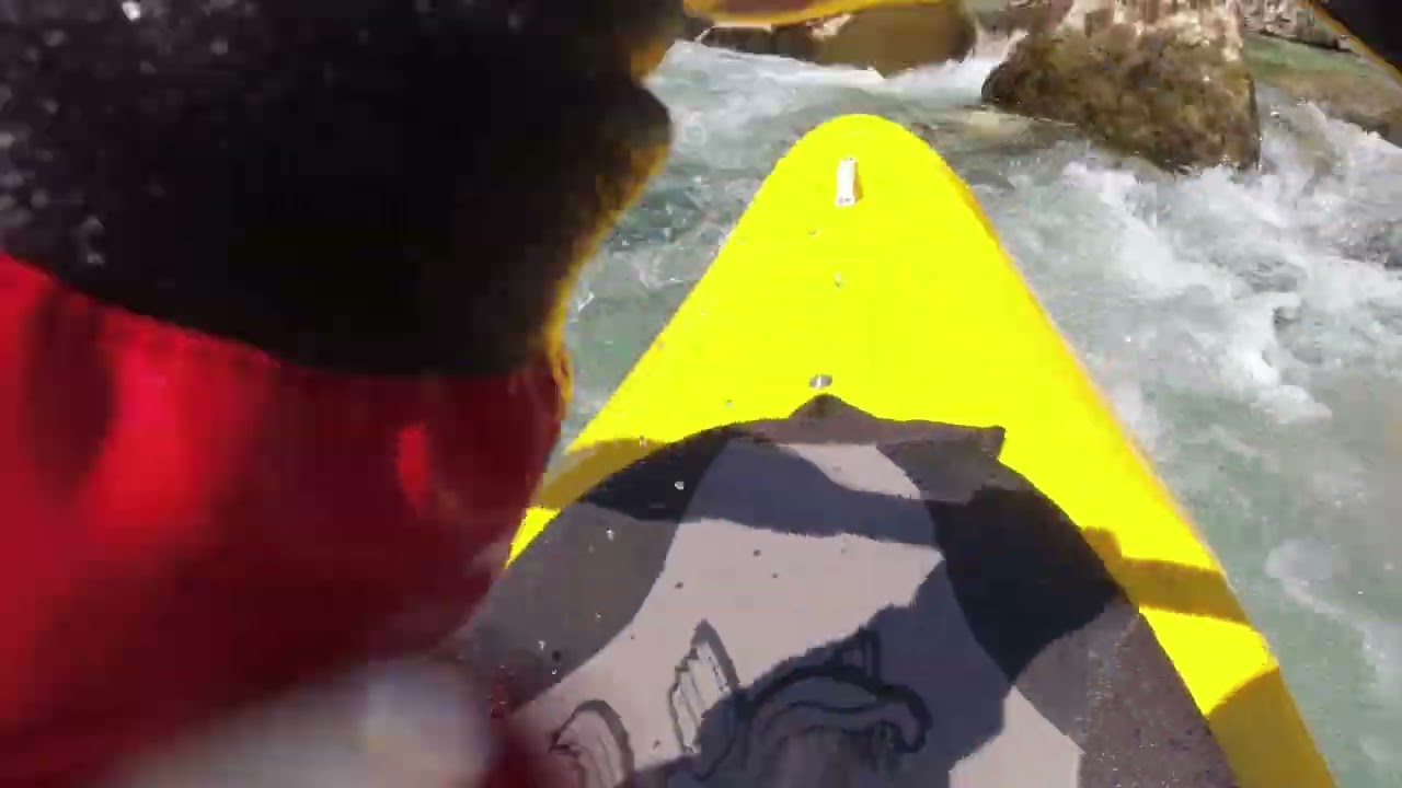 Extreme slalom kajak - Spade Barracuda / Soča - Trnovo - Slalomstrecke