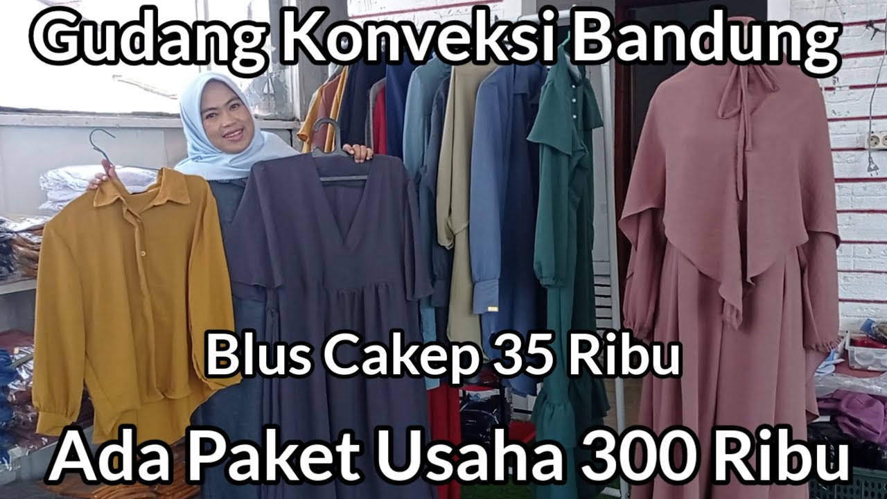 Склад одежды в Бандунге. От 35 000 индонезийских рупий. Также доступны бизнес-пакеты.