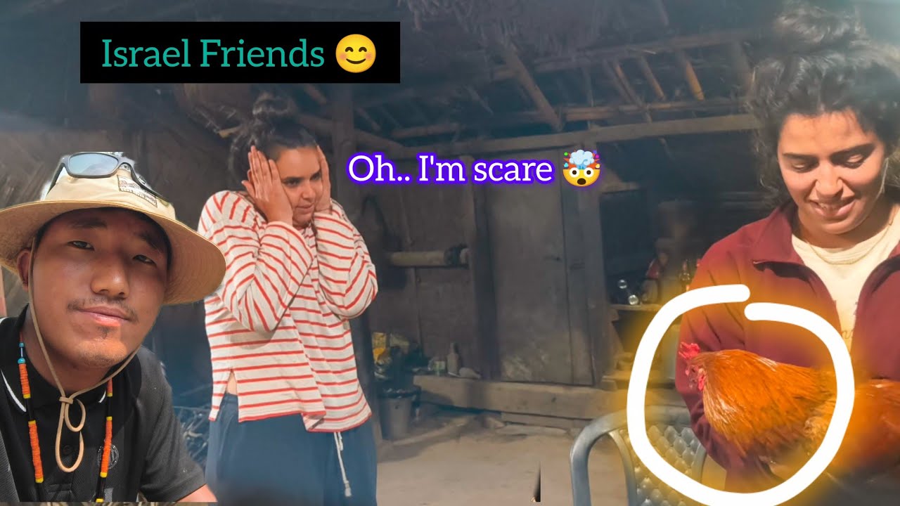 Simple Vlog with Foreigners from Israel 😊❤️ #nagaland #guest #tourist #village @Lambunaga 