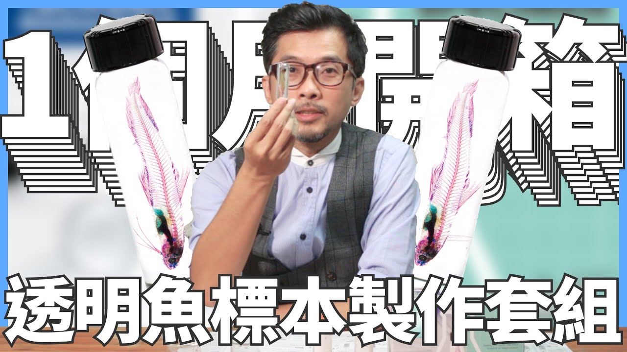 【一個月開箱】耗時一個月大製作！挑戰製作超唯美的透明魚標本！