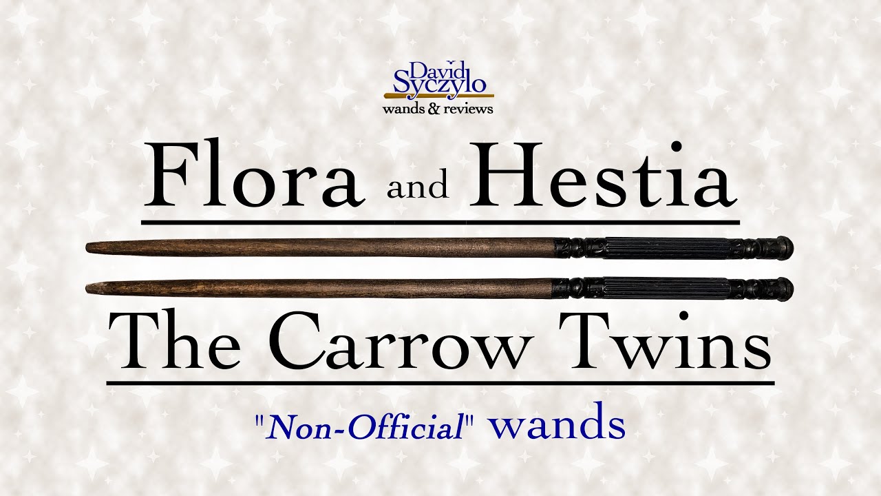 Non-Official Flora & Hestia Carrow Twin Wands