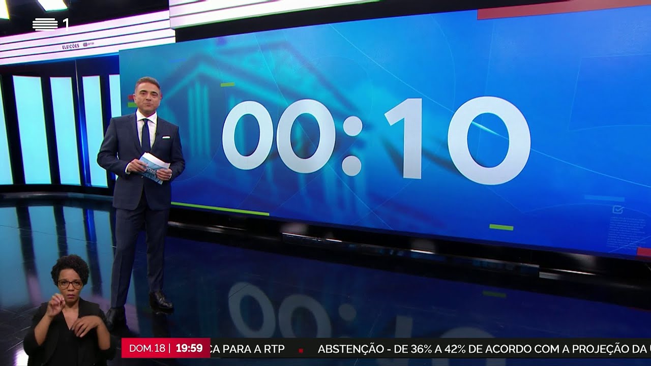 Legislativas 2025 - Projeção RTP (18 Maio 2025)