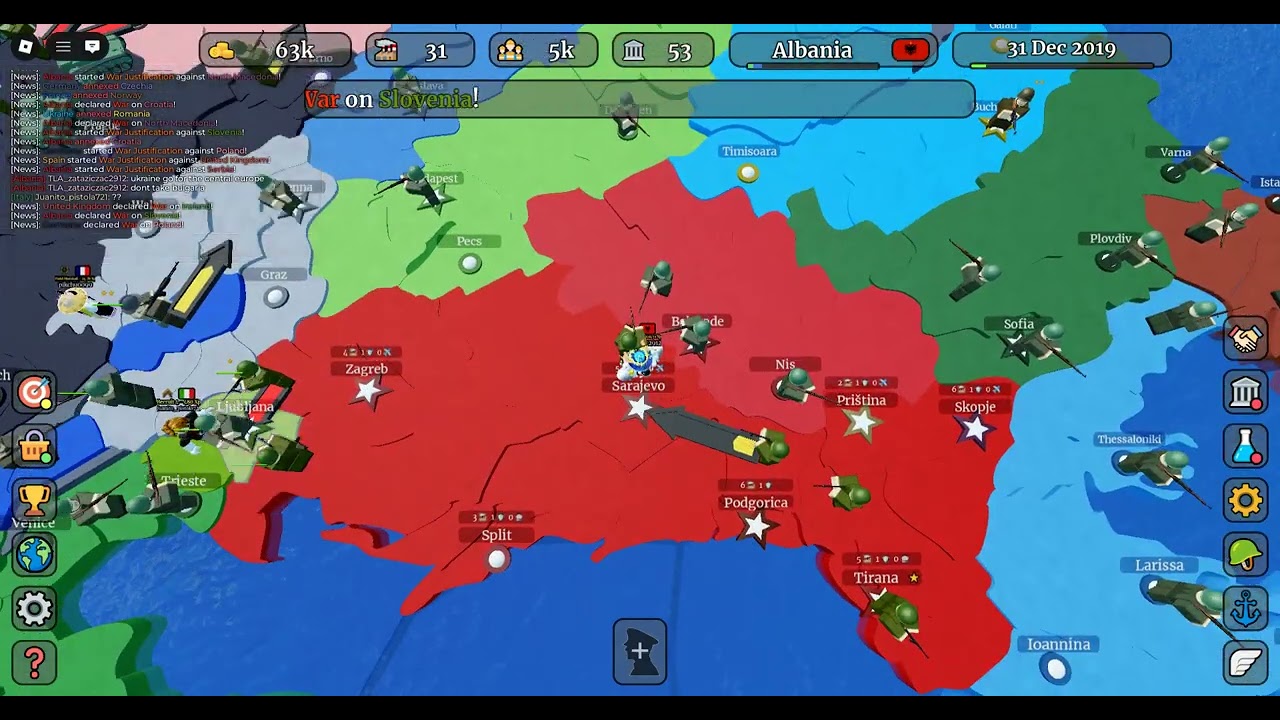 Conquer europe as Albania(part1)