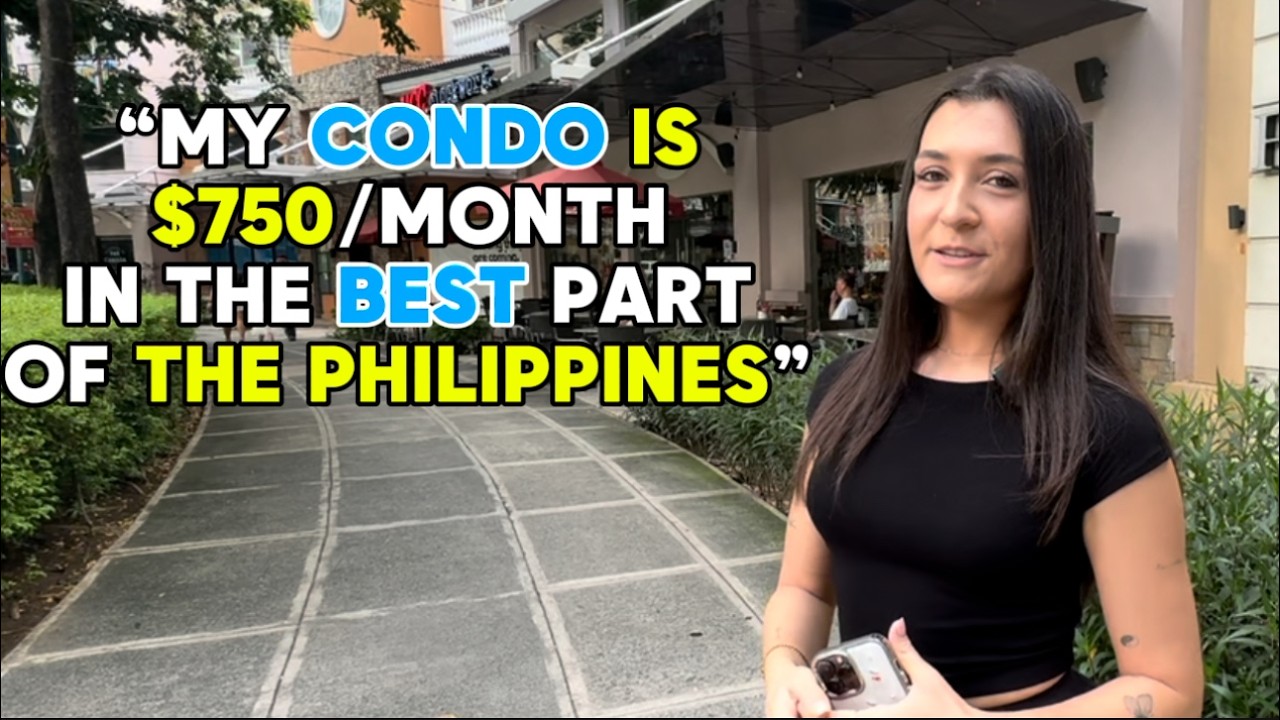She Left the USA & Chose Philippines Over Thailand $750/Month BGC Condo Tour @Mariah Miller