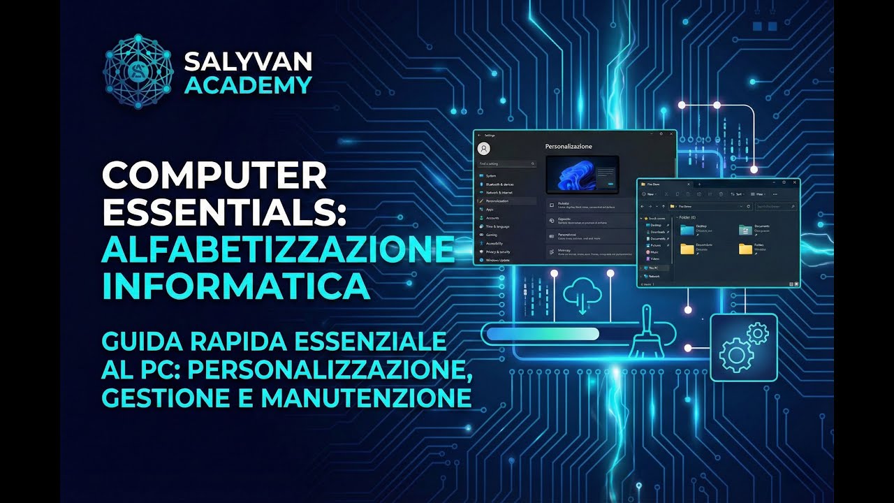 Guida Rapida Essenziale al PC: Personalizzazione, Gestione e Manutenzione | Computer Essentials #6