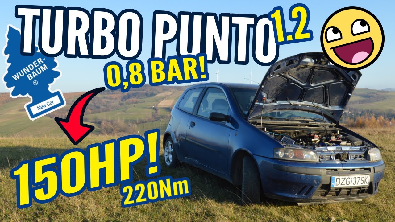 TURBO ZA GROSZE - Punto 1.2T za 1499zł, drutujemy wydech i zwiększamy doładowanie 1bar