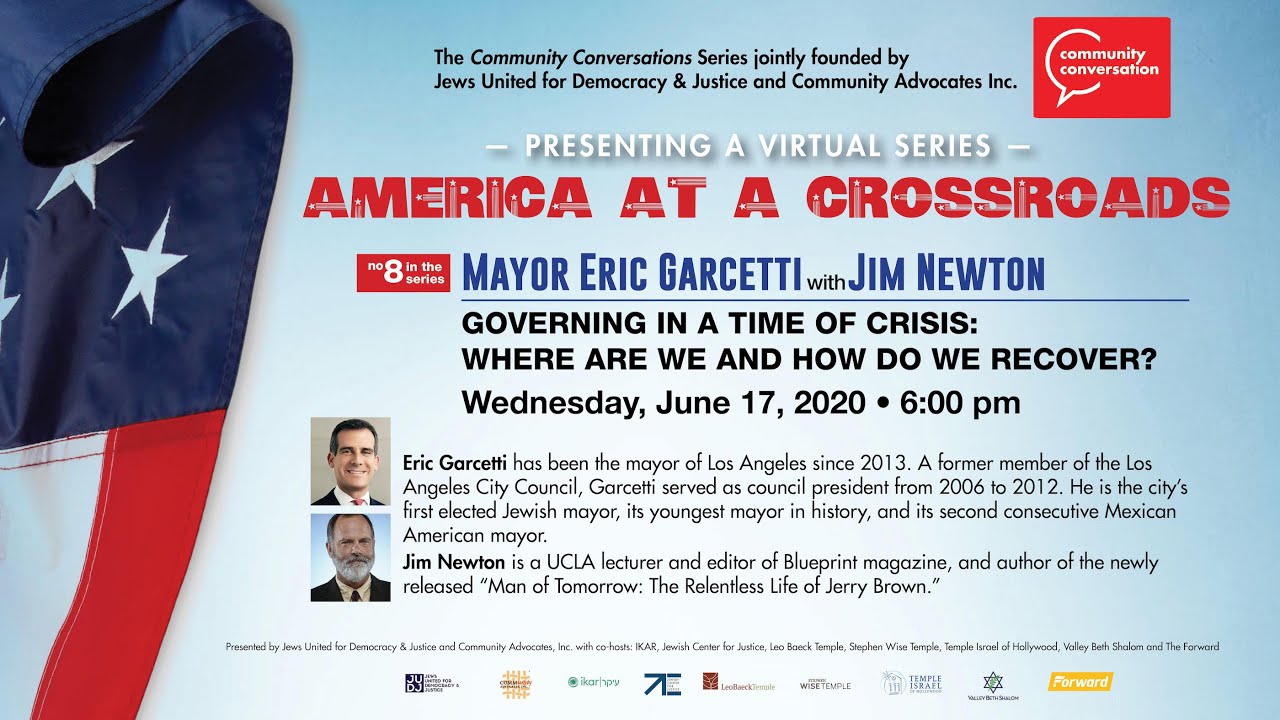 America at a Crossroads | Mayor Eric Garcetti with Jim Newton