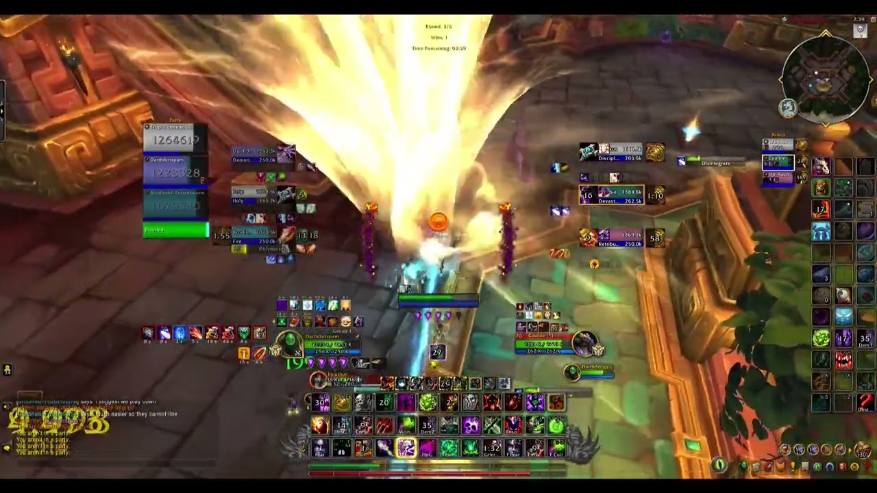 Demo Warlock Solo Shuffle Session(4-2) For Duelist! (Darth WoW)