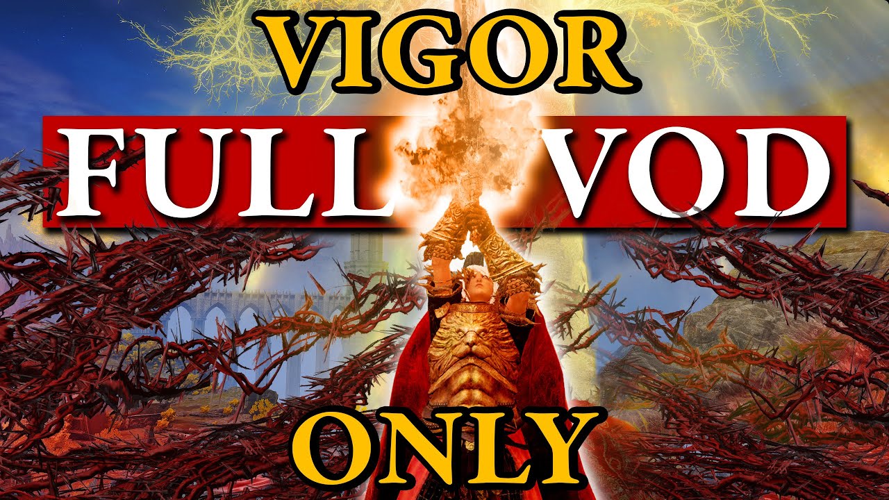Elden Ring VIGOR ONLY Full Run! [2/2]
